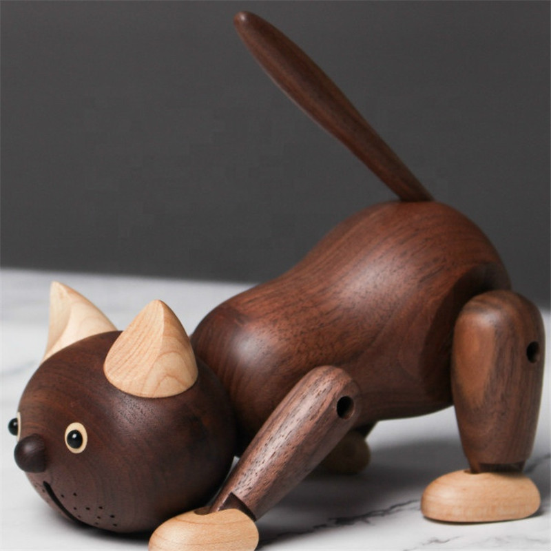 Wooden Animal Cat